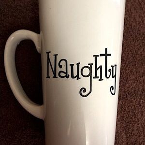 Christmas Naughty Nice List Cup Coffee Santa HolidayCoffee CupTea Hot Chocolate